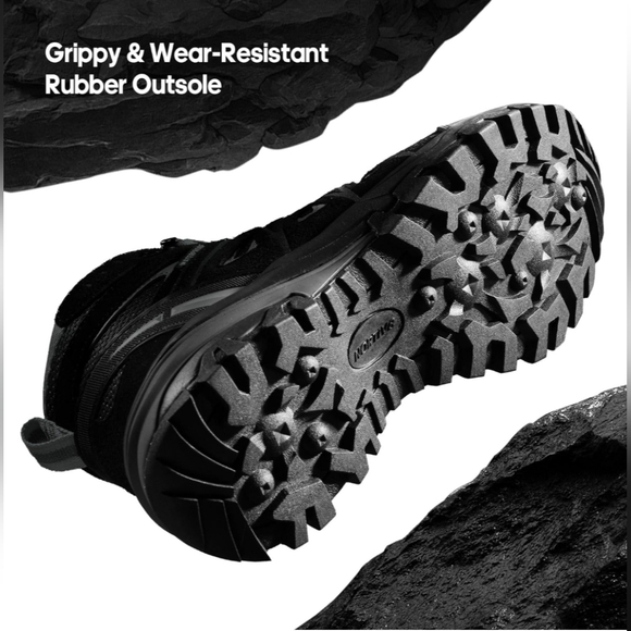 NORTIV 8 Women's Waterproof Wide Hiking Boots Outdoor Trekking Camping Trail - Picture 3 of 13